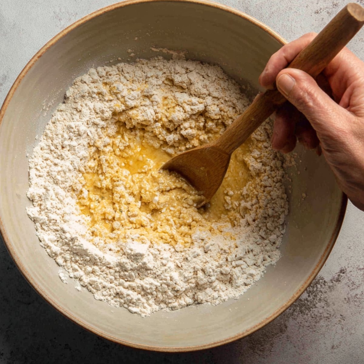 In another bowl, whisk pumpkin puree, granulated sugar, brown sugar, oil, eggs, and vanilla until smooth.