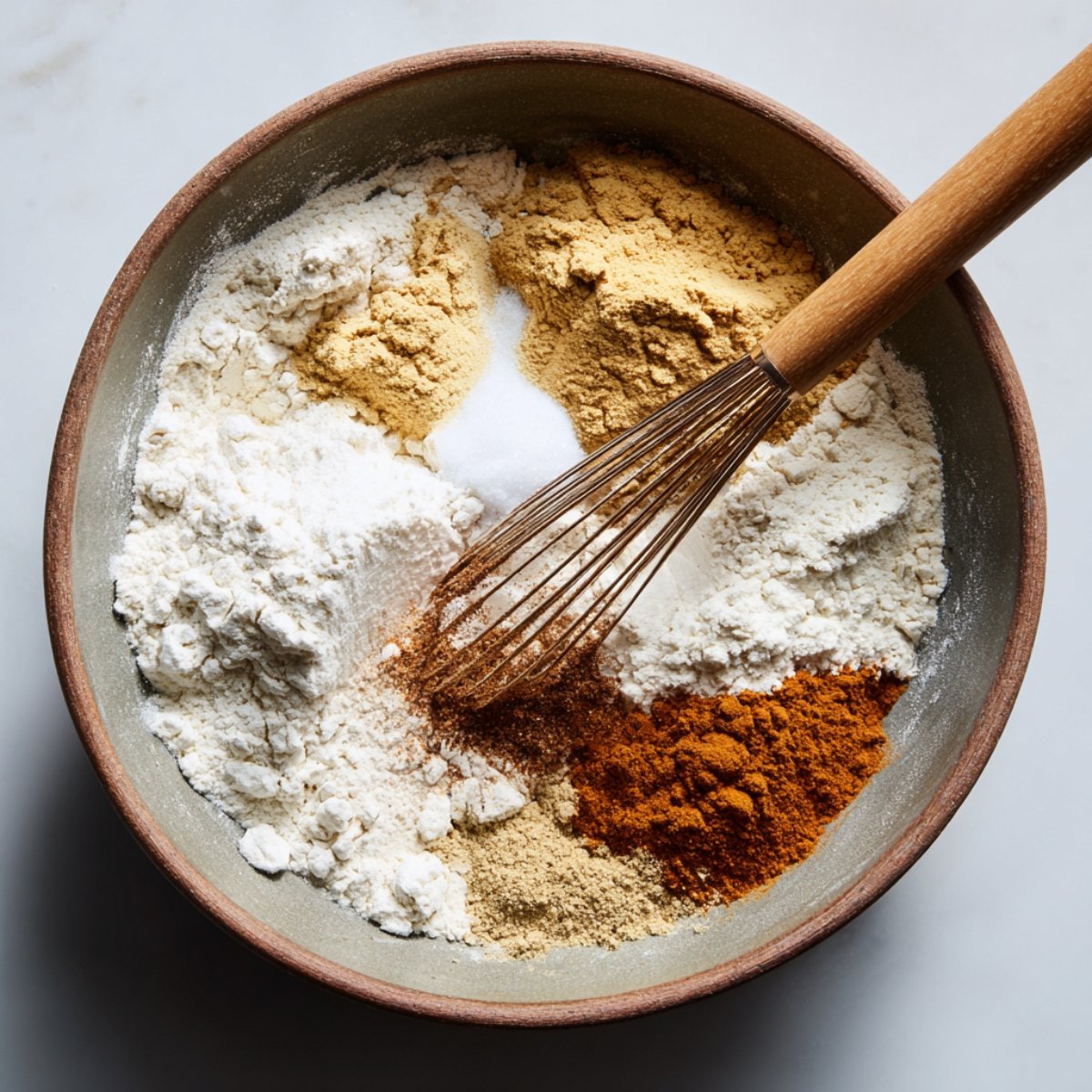 Scoop the batter into greased loaf pans, bake until golden and a toothpick comes out clean